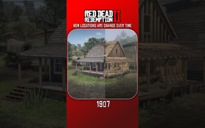 How Locations are Change Over Time in Red Dead Redemption 2 | 1899 to 1907 Evolution of RDR2 Map