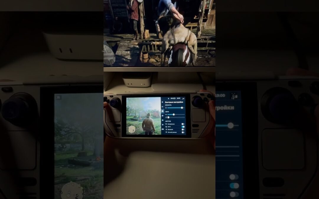 ЛУЧШИЕ НАСТРОЙКИ RED DEAD REDEMPTION 2 НА STEAM DECK | #steamdeck #rdr2 #shorts #shortvideo