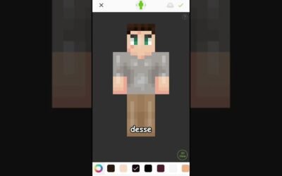 Como ter um skin ORIGINAL pelo CELULAR!! #shorts #minecraft #minecraftskins