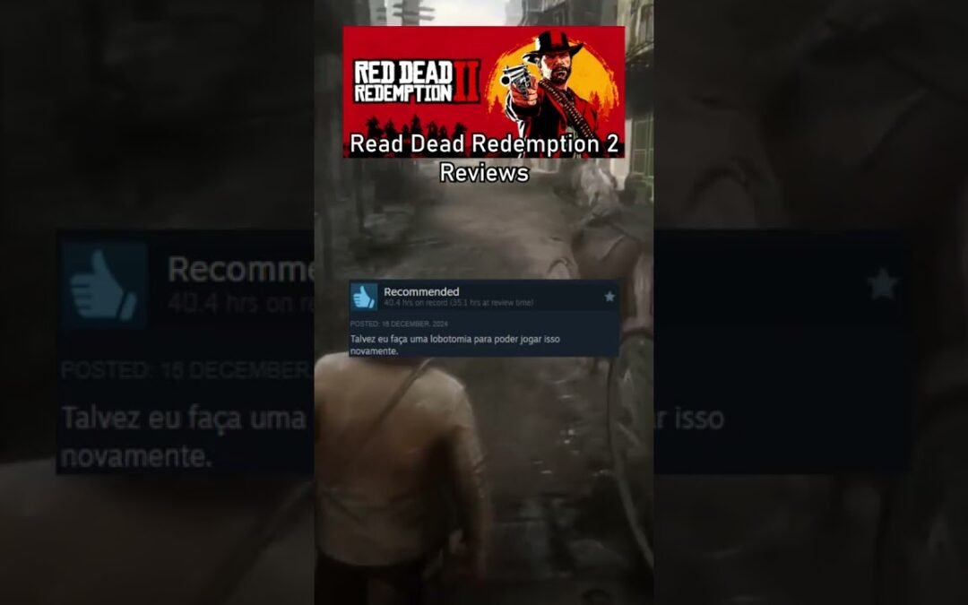 Vocês já jogaram Red Dead Redemption 2?