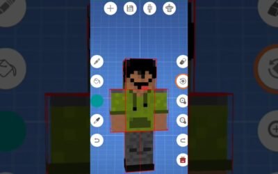 como hacer skins para minecraft en telefono #diversion #mobile #tiktok #youtuber #random #minecraft