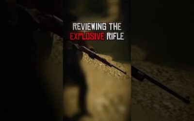 Reviewing The EXPLOSIVE RIFLE #rdr #rdr2 #reddead #reddeadredemption #fyp #foryou #gaming #rockstar