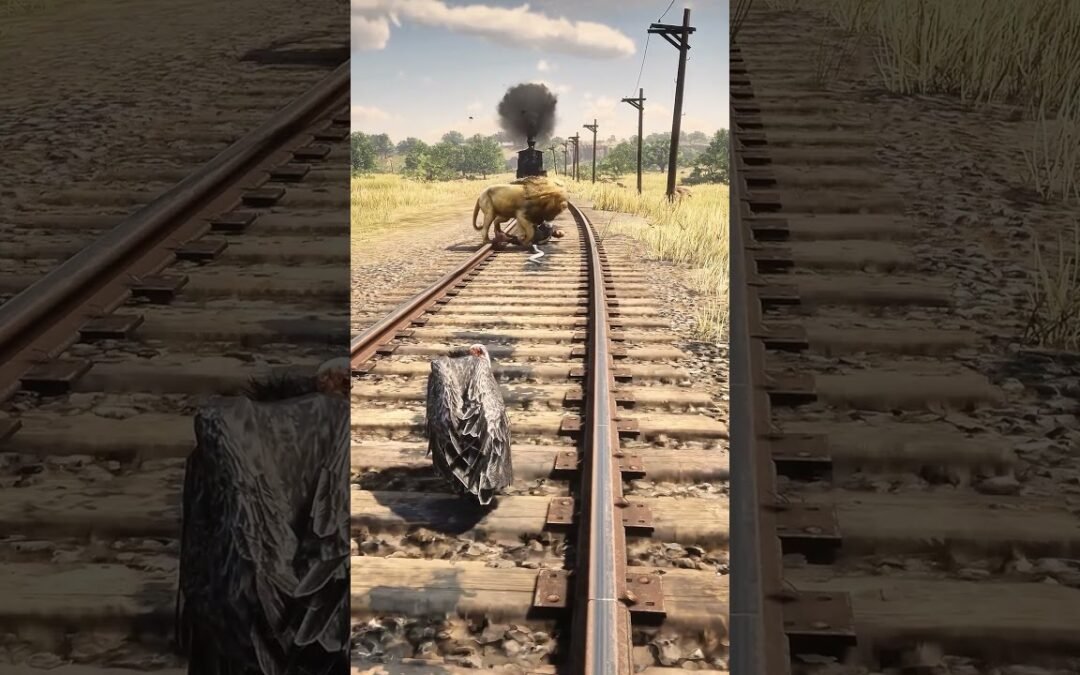 Two people lying on the train tracks? #reddeadredemption 2#steamgame