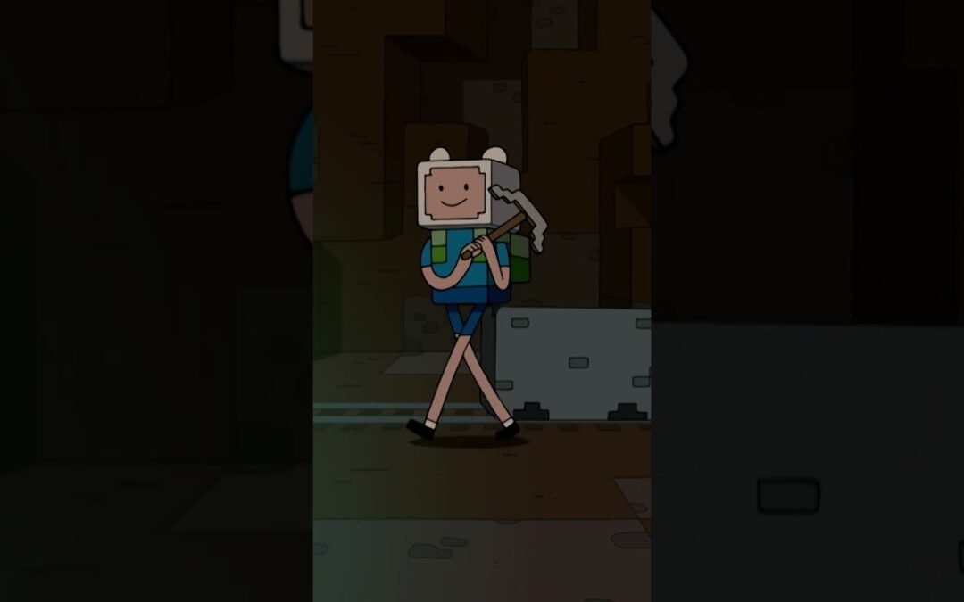 WHAT IS JAKE DOING?! 💎 Adventure Time | A Minecraft Movie | In Cinemas Now | Cartoon Network Africa