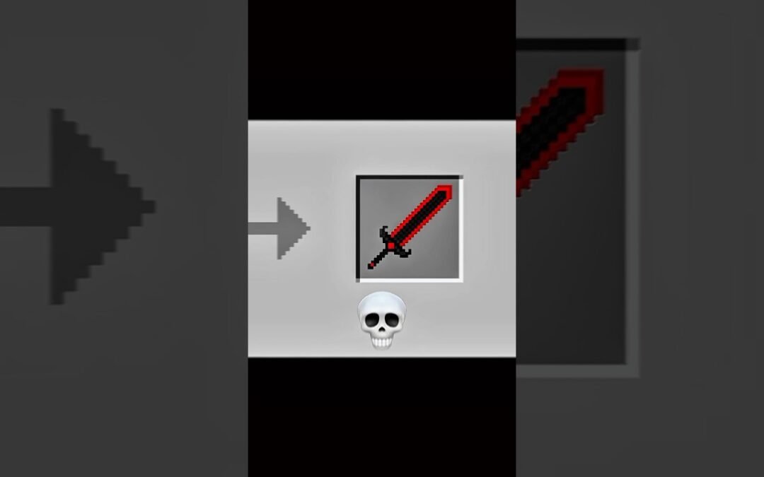 Epic sword crafts moment #minecraft #shorts #youtube