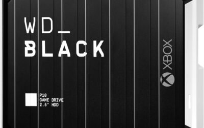 WD_BLACK 5TB P10 Game Drive for Xbox – 1-Month Xbox Game Pass, Portable External Hard Drive for On-The-Go Access To Your Xbox Game library – WDBA5G0050BBK-WESN