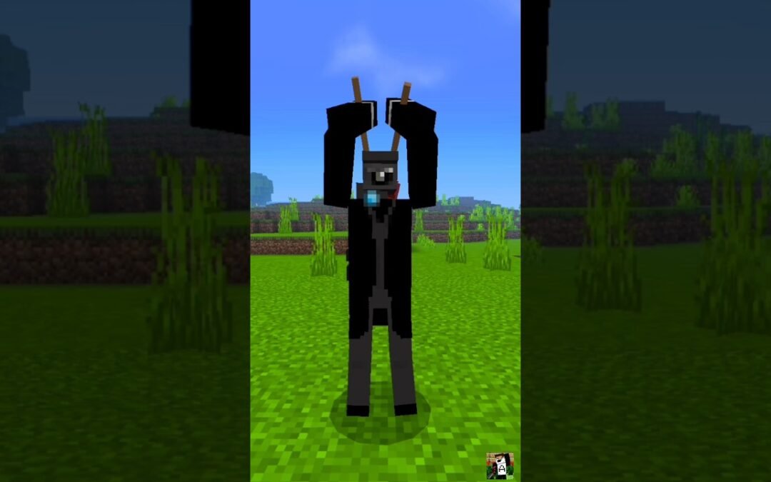 Titan Camera Man !!!😳 | Minecraft Mod| #cameraman #skibiditoilet #minecraft