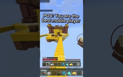 being the best minecraft mobile player is hard
