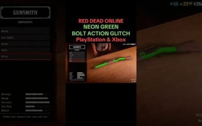 Green Bolt Action Red Dead Online #rdr2 #rdro #gaming #reddeadredemption2 #reddead #reddeadonline