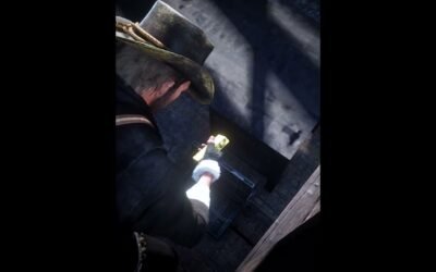 Hidden Treasure Map And Gold Bar Spot In RDR2 #rdr2 #shorts