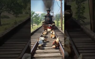 What Happens When a Train Hits Everyone? 😱 | RDR2 Gameplay #shorts#RDR2 #RedDeadRedemption2 #RDR2