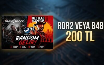 SUDAN UCUZ Steam 200 TLye KESİN RDR2 veya BACK4BLOOD ALIN LİNK AÇIKLAMADA