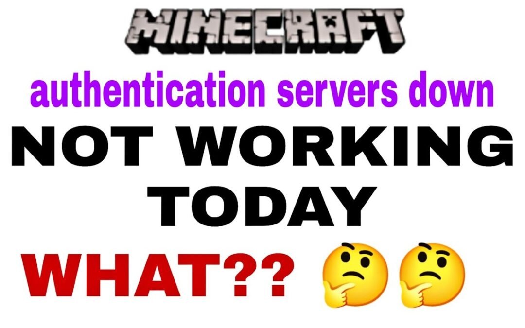Minecraft Authentication Servers Down Fix | Minecraft Server Down Today