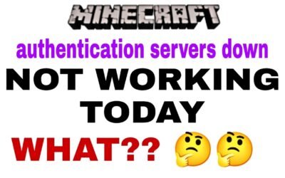 Minecraft Authentication Servers Down Fix | Minecraft Server Down Today