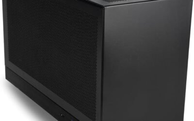 LAN Gamer RTX 5070 12GB, 8-Core AMD Ryzen 7 8700F, 32GB DDR5 RAM, 2TB Gen4 NVMe SSD, 8.1L Mini ITX SFF Desktop w/Windows 11 Pro, 3-Year Warranty, RGB Keyboard+Mouse, Internal Wi-Fi (Black)