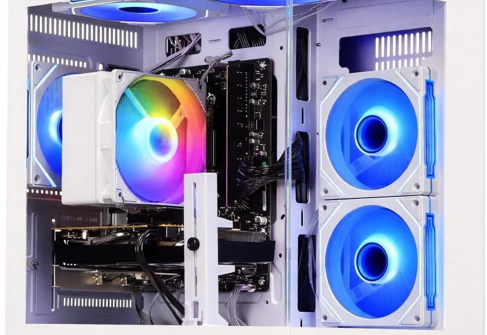 Gaming PC Desktop Computer – Ryzen 5 5500, Radeon RX 6500XT 4GB