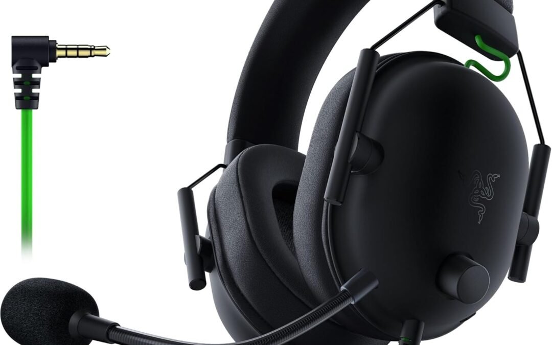 Razer BlackShark V2 X Gaming Headset: 7.1 Surround Sound – 50mm Drivers – Memory Foam Cushion – For PC, PS4, PS5, Switch – 3.5mm Audio Jack – Black | 7.1 Surround Sound, 50mm Drivers, Cardioid Mic, Lightweight, Memory Foam, Noise Isolating Earcups, for PC, PS4, PS5, Switch