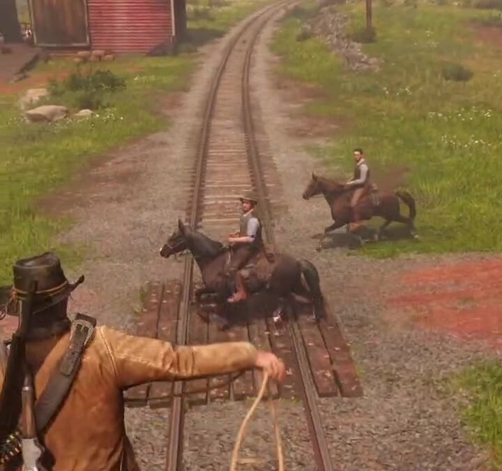@cohnjunningham human kite prank #rdr2 #rdr #reddead #reddeadredemption2 #reddea…