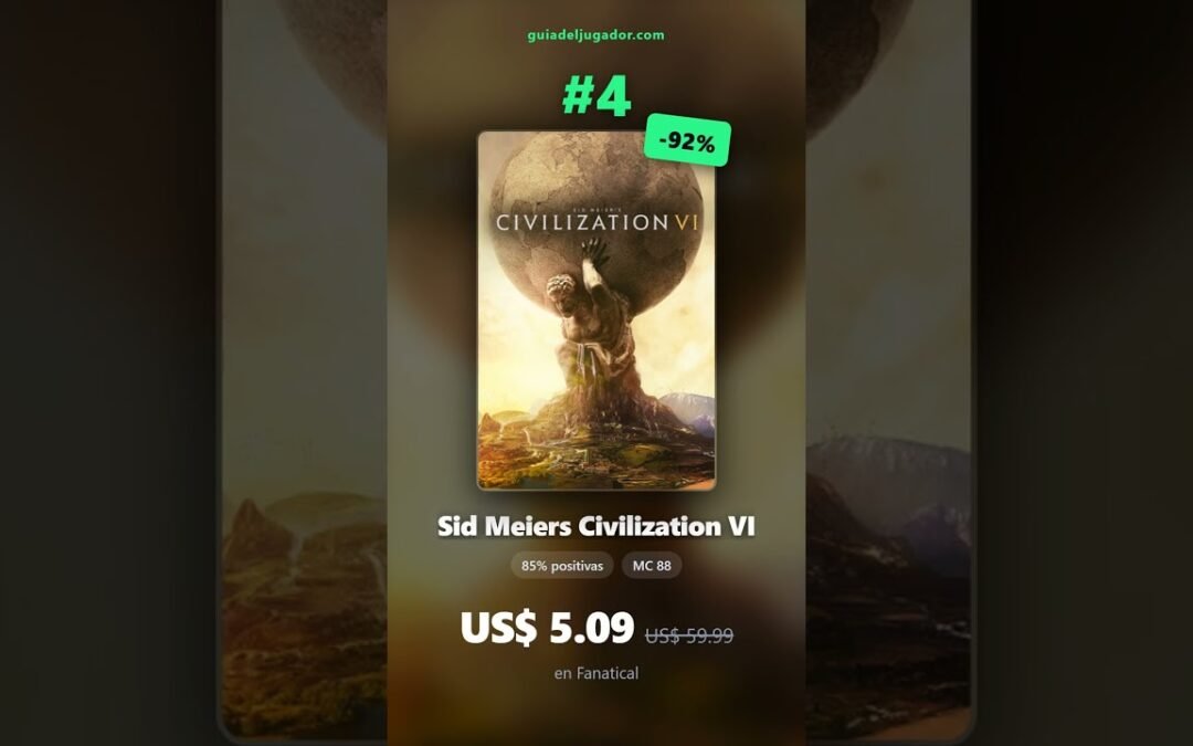 TOP 5 juegos MÁS JUGADOS en oferta hoy 17/08 #shorts