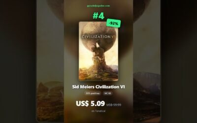 TOP 5 juegos MÁS JUGADOS en oferta hoy 17/08 #shorts