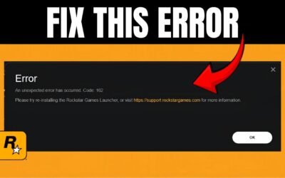 How To Fix Rockstar Games Error Code 162 – QUICK GUIDE (2026)