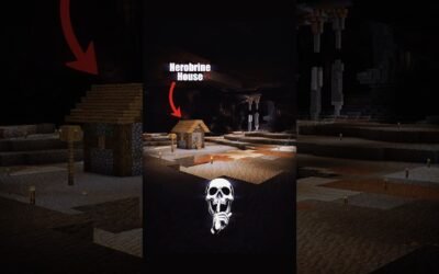 Minecraft Herobrine House Seed Moment