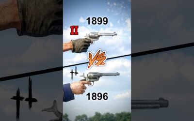 RDR2 VS Hunt 1896 – Single Action Revolver #shorts #rdr2 #huntshowdown #reddeadredemption2