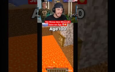 Ton Niveau dans Minecraft Selon ton Âge 💀😳