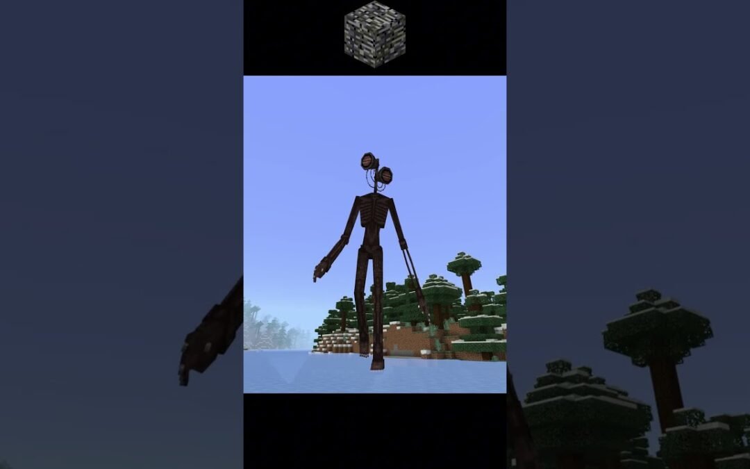 Siren Head MCPE Vs Java #minecraft #edit #dweller #scary #shorts