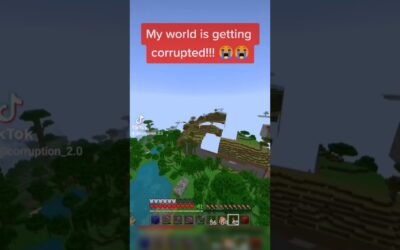 My world is getting Corrupted!!! #minecraft #corruption