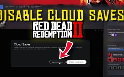 How To Disable Cloud Saves | Red Dead Redemption 2 PC