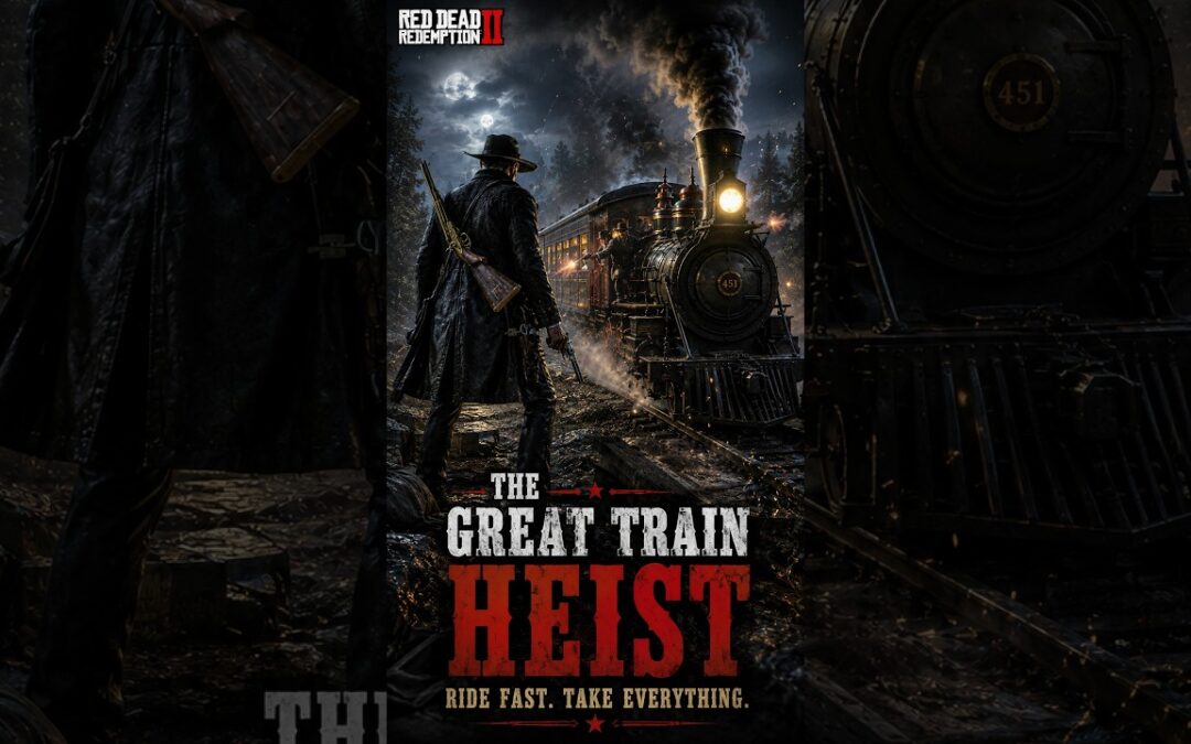 A Wild Train Robbery In Wild West – RDR 2 #reddeadredemption2 #trainrobbery #gaming