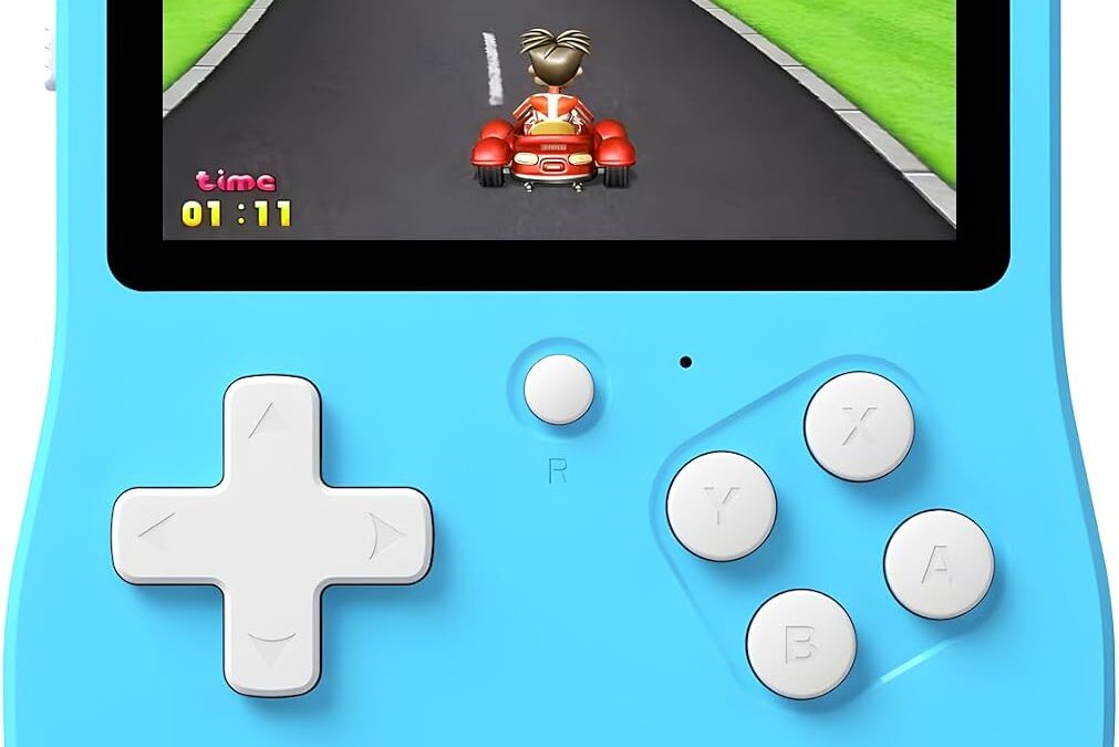 32 Bit Handheld Games for Kids Preloaded 139 Retro Video Games, Blue
